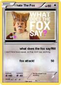 I hate The Fox
