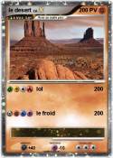 le desert