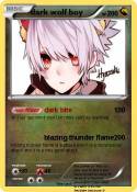 dark wolf boy