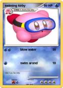 swiming kirby