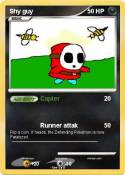 Shy guy