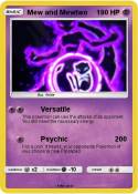 Mew and Mewtwo
