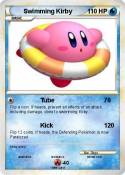 Swimming Kirby