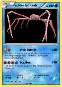 spider leg crab