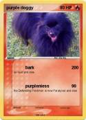 purple doggy