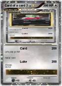 Card of a card