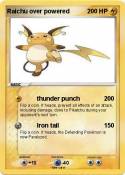 Raichu over