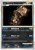 Burning dragon