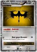 Summon Batman