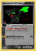 dark picachu EX