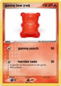 gummy bear (red