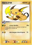 Raichu D'OR
