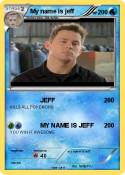 My name is jeff