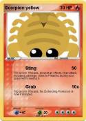 Scorpion yellow