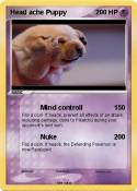 Head ache Puppy