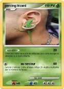 percing lézard