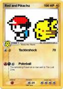 Red and Pikachu