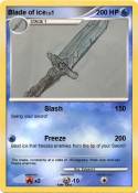 Blade of ice
