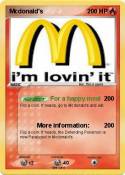 Mcdonald's