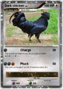 Dark chicken