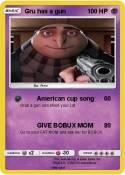 Gru has a gun