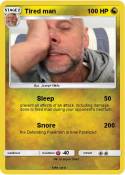 Tired man