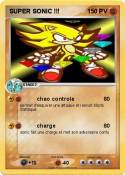 SUPER SONIC !!!