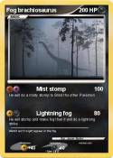 Fog brachiosaur