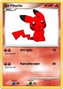 fire Pikachu