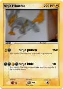 ninja Pikachu