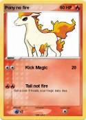 Pony no fire