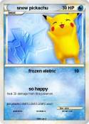 snow pickachu