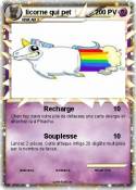 licorne qui pet