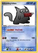 exlopding kitte