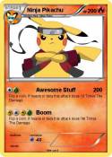 Ninja Pikachu