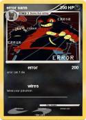 error sans