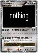 nothing