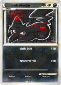 dark pikachu