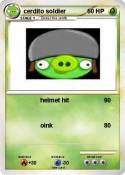 cerdito soldier