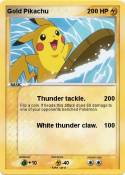 Gold Pikachu