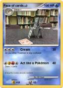Face of cards