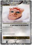 creepy foot