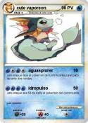cute vaporeon