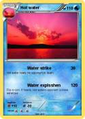 Hot water
