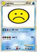 sad face
