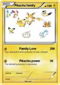 Pikachu family