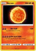 the sun