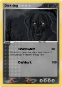 Dark dog