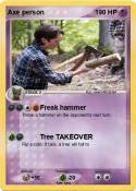 Axe person