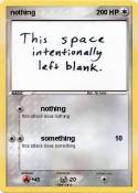nothing